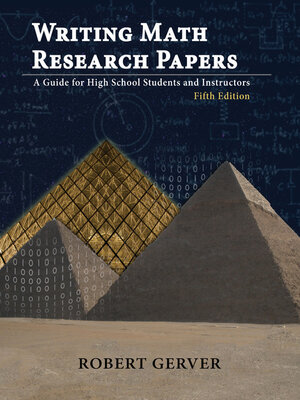 cover image of Writing Math Research Papers